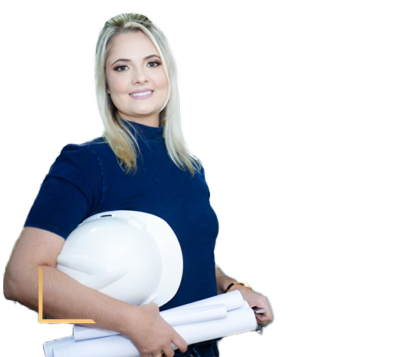 Engenheira Patricia Hlaczuk, atendimento HLA Engenharia